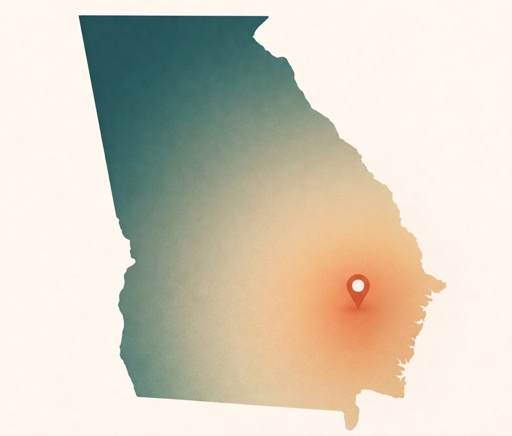 AgriFlyer service area — South Georgia